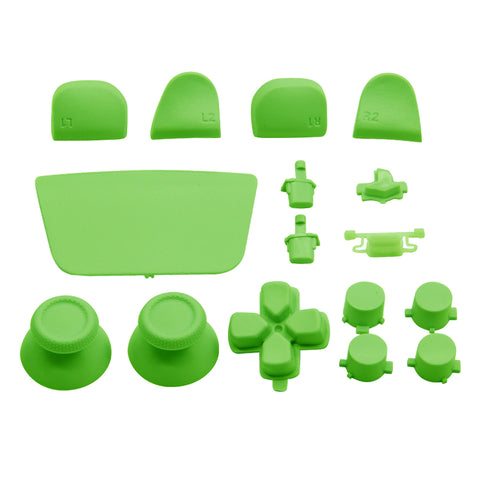 Full Button Set For Sony PS5 Controllers - Green | ZedLabz