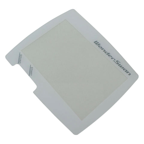 Screen lens for Bandai WonderSwan console plastic cover replacement - white | ZedLabz