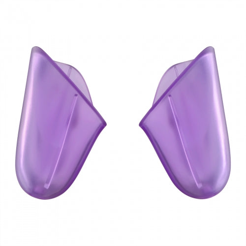 Replacement handle grips for Nintendo Switch Pro controller Left & Right shell - Clear Purple | ZedLabz