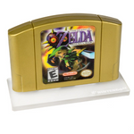 Cartridge display stand for Nintendo 64 N64 cart acrylic - Frosted Clear | Rose Colored Gaming