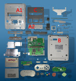 Housing shell parts for SNES