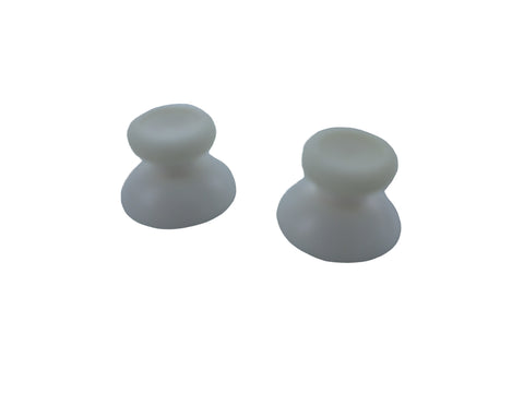 Thumb sticks for Xbox One Microsoft compatible rubber grip concave replacement - White | ZedLabz