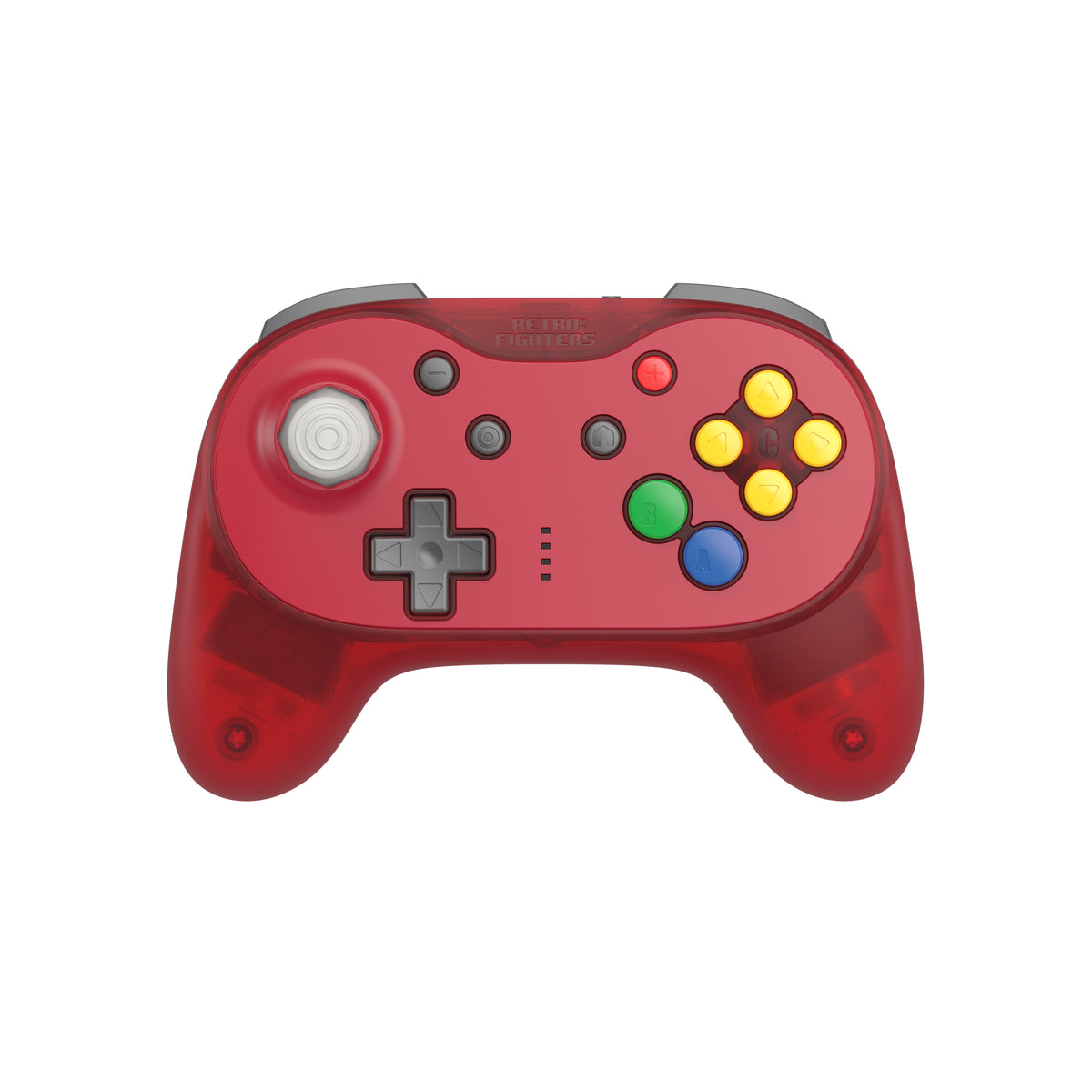 Brawler64 Pro wireless controller for Nintendo 64 N64, Swicth, Switch 2, PC gamepad - Watermelon Red | Retro Fighters