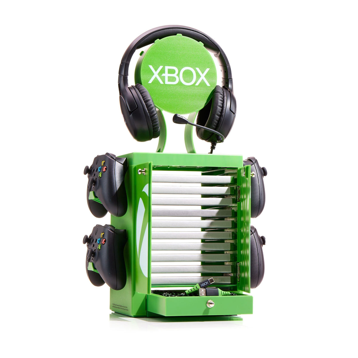 Gaming Locker for Xbox Series X|S & Xbox One - Official Xbox Green Edition | Numskull