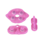 Rubber pads for Game Boy Color clear pink