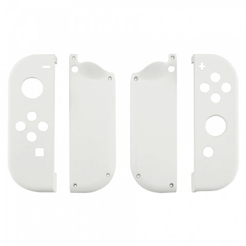 Housing shell for Nintendo Switch Joy-Con controller hard casing replacement soft touch - White | ZedLabz