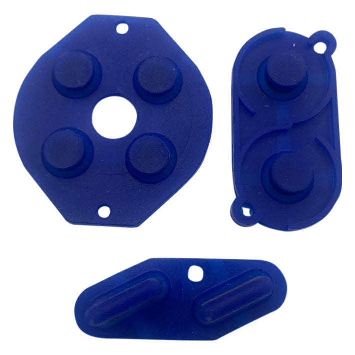 Conductive Silicone Button Contacts Kit For Nintendo Game Boy DMG-01 - Blue | ZedLabz