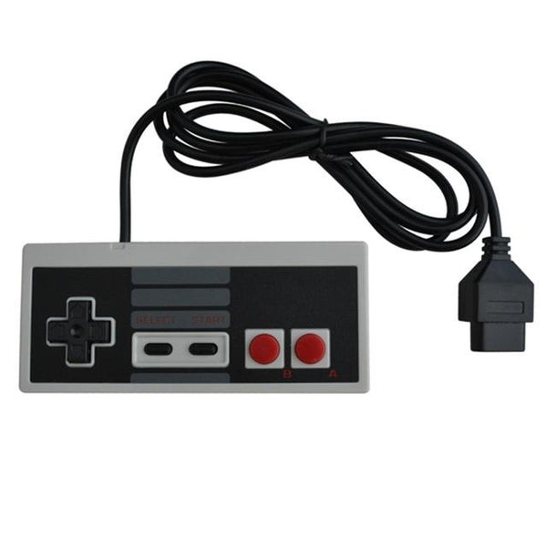 Wired controller for Nintendo NES original console retro gamepad compatible replacement - grey | ZedLabz