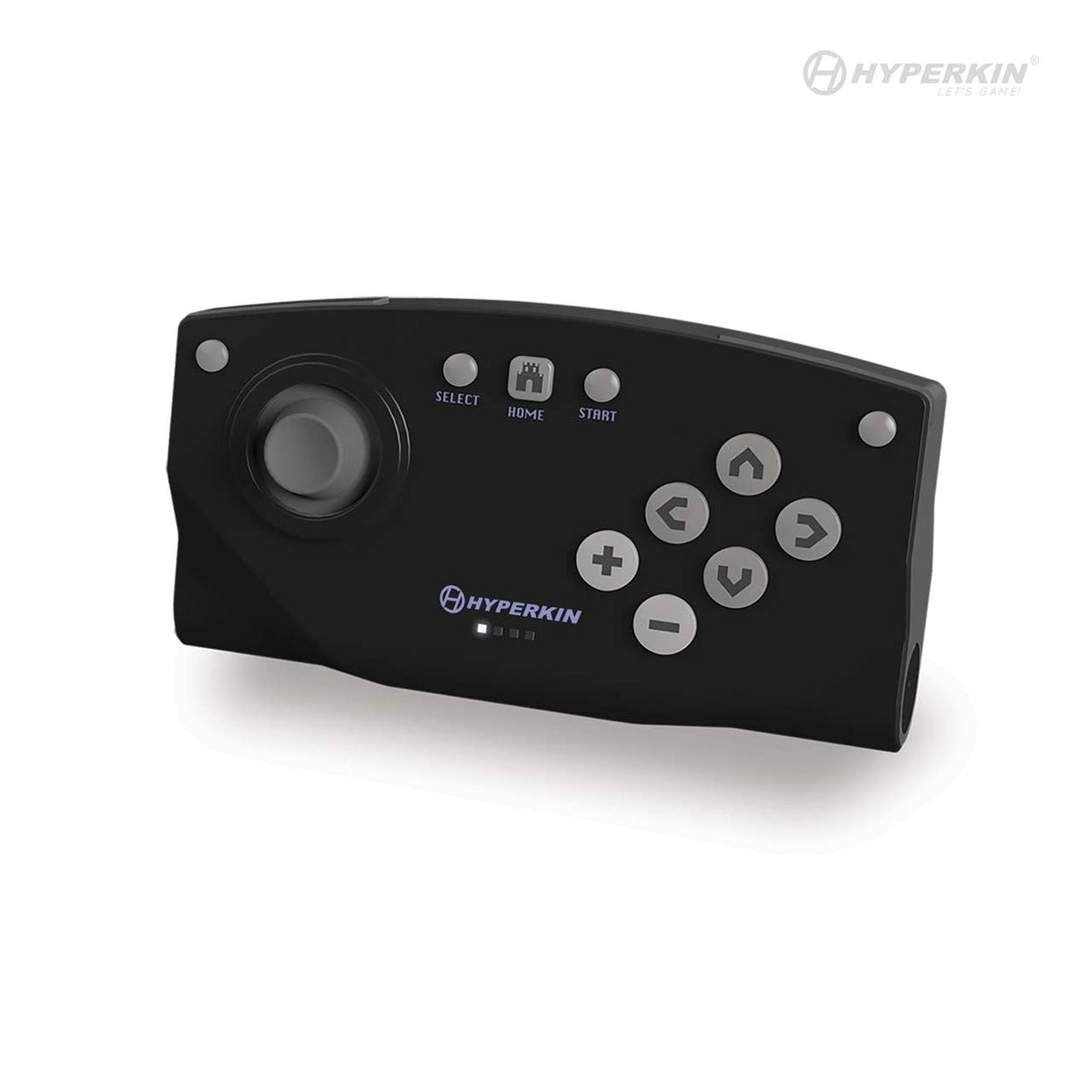 Wireless Bluetooth controller for RetroN 5 retro video game console - Black | Hyperkin - 1