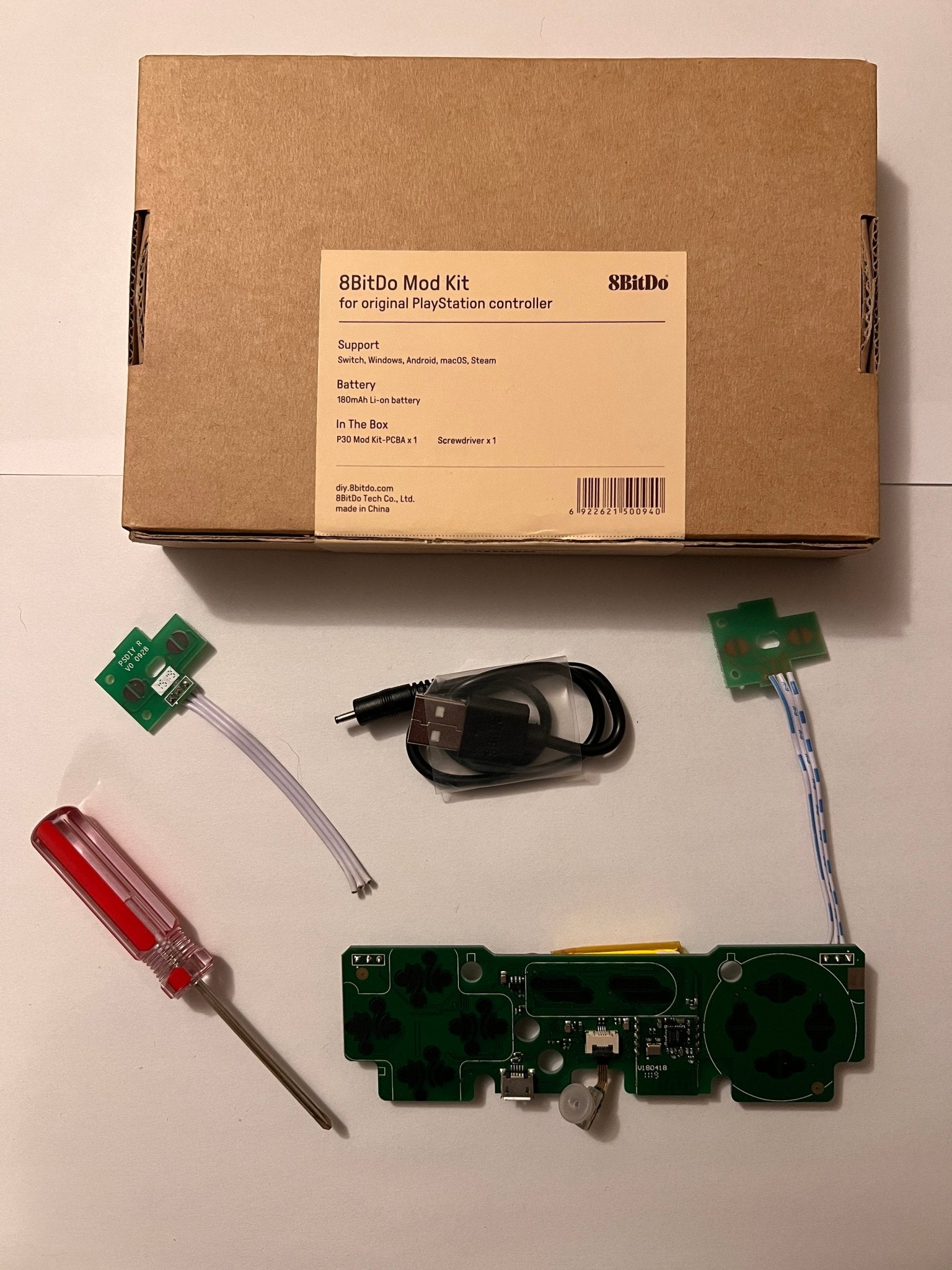 Wireless upgrade kit for Sony PS1 controller - spares or repairs clearance | 8Bitdo - 1