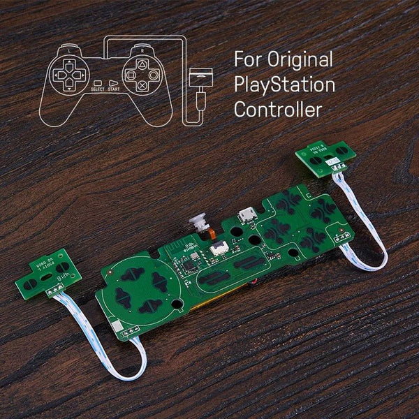 Wireless upgrade mod kit for original Sony PlayStation One PS1 controller | 8Bitdo