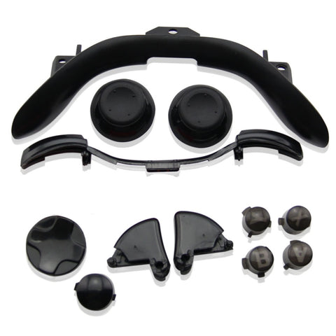 Button set for Xbox 360 Controller Microsoft full replacement - black | ZedLabz