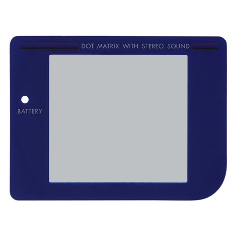 Replacement Plastic Screen Lens For Nintendo Game Boy Original DMG-01 - Blue | ZedLabz