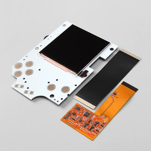 IPS LCD screen kit for Nintendo Game Boy DMG-01 console Retro Pixel white PCB | Funnyplaying