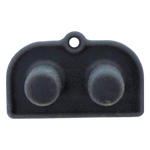 Conductive Silicone Button Contacts For Nintendo Game Boy Advance - Dark Grey | ZedLabz