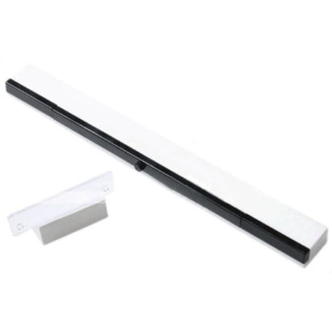 Sensor bar for Wii & Wii U Nintendo wireless infrared extended range inc stand - white | ZedLabz