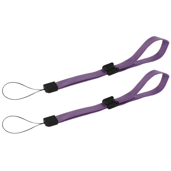 Wrist strap for Wii DS 3DS PSP Vita Camera Mobile Phone adjustment - 2 pack Purple | ZedLabz