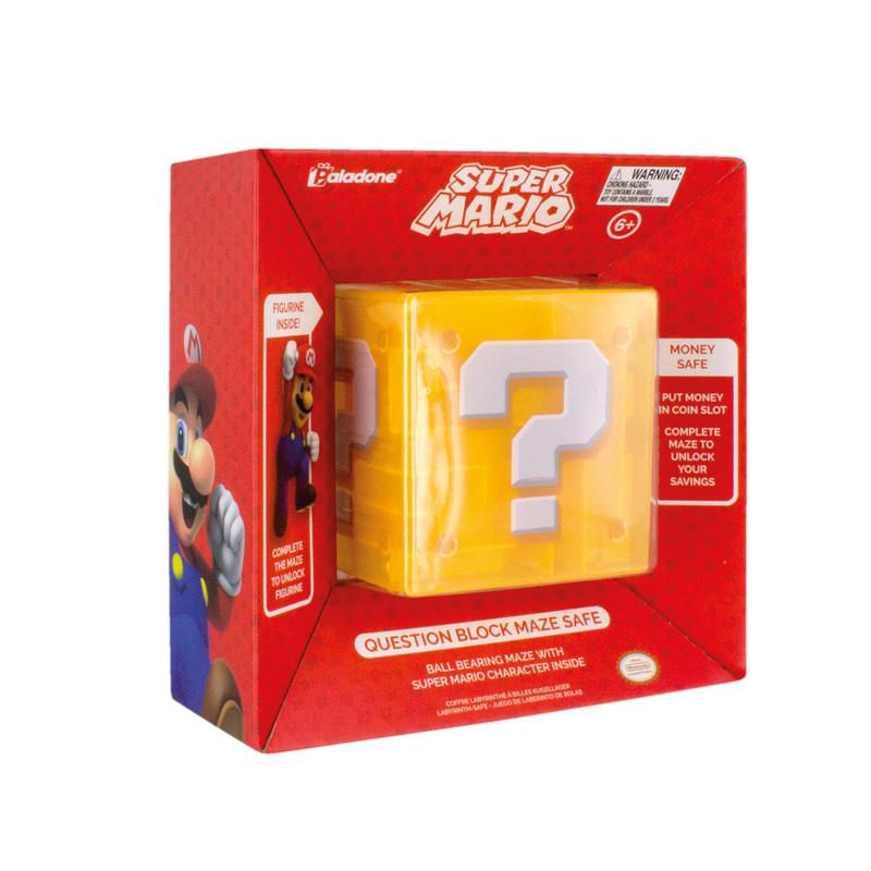 Super Mario Question Block Maze Safe | Paladone