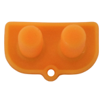 Conductive Silicone Button Contacts For Nintendo Game Boy Advance - Light Orange | ZedLabz