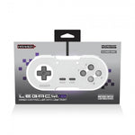 Legacy16 wired USB Snes style controller gamepad for Nintendo Switch, PC, Mac & USB devices - White | Retro-Bit
