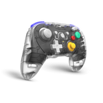 BattlerGC Pro wireless controller for Nintendo GameCube, Wii, Switch & PC, with bluetooth / 2.4G - Crystal [PRE-ORDER] | Retro Fighters