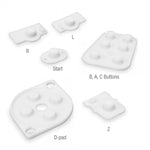 Conductive rubber button contacts for Nintendo 64 controller (N64) silicone membrane pads | ZedLabz