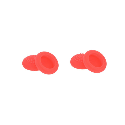 Thumb stick caps for Nintendo Switch Joy-Con controllers dotted silicone grip - 4 pack Red | ZedLabz