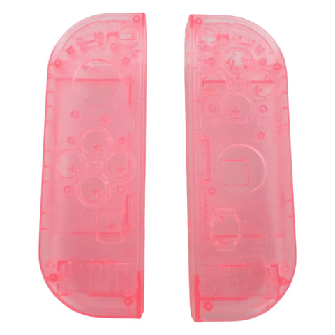 Replacement housing for Nintendo Switch Joy-Con left & right controller shell - Clear pale Pink | ZedLabz