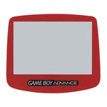 ZedLabz replacement screen lens plastic cover for Nintendo Game Boy Advance - red