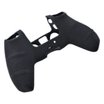 Skin grip cover for Sony PS5 controller silicone rubber leather textured - Black | ZedLabz