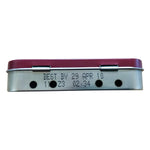 Laser cut & etched empty Altoids mint tin housing case For MintiPi Lite console - Red | Helder Game Tech