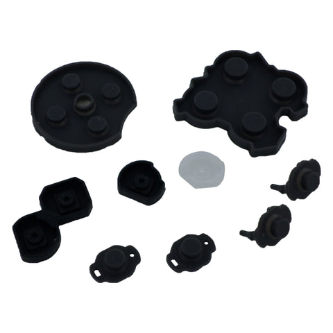 Conductive contacts for Nintendo Switch Pro controller silicone rubber pad button kit - black | ZedLabz