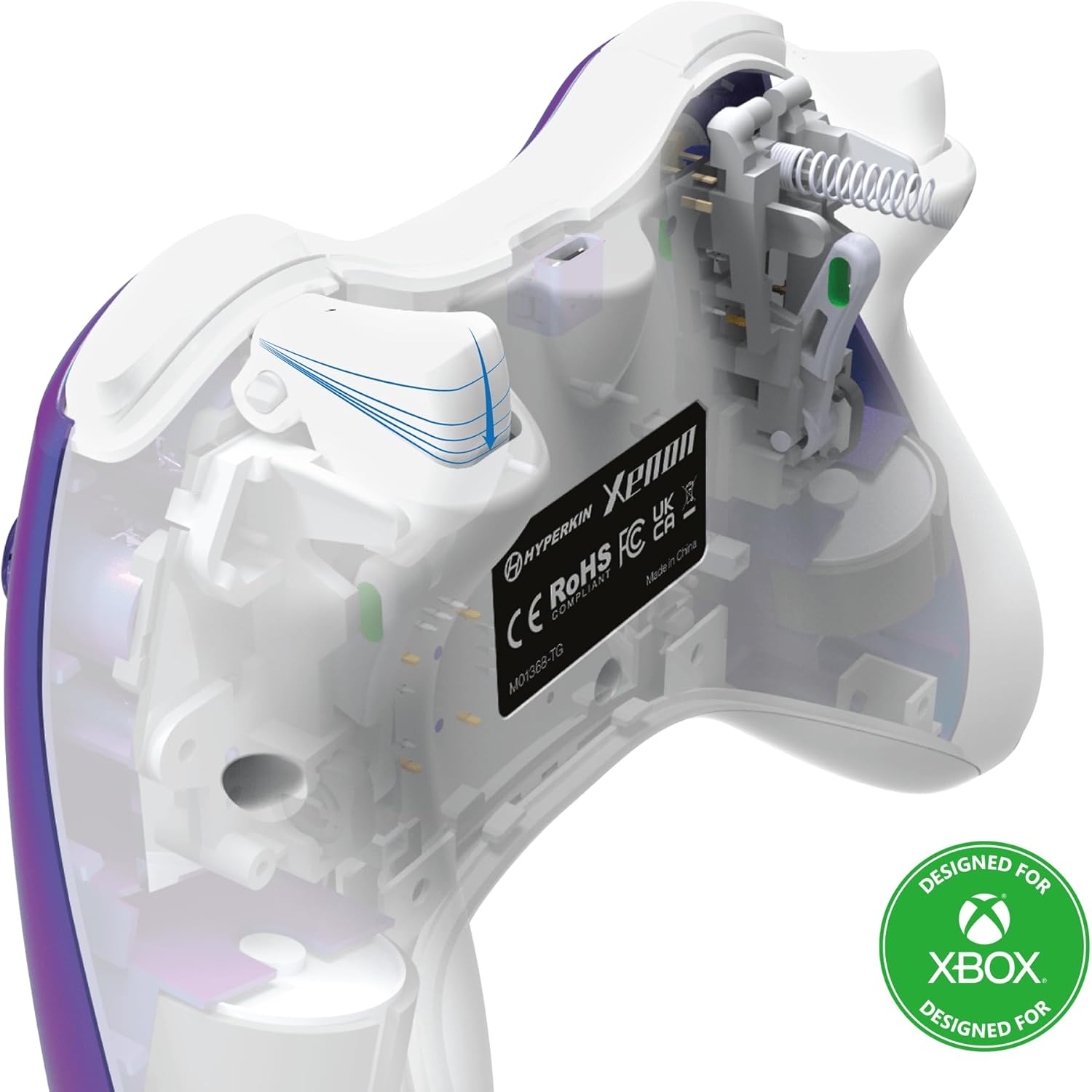 Xenon wired controller for Xbox Series X/ Xbox Series S/ Xbox One/ Windows 10|11 PC officially licensed - Cosmic Night | Hyperkin - 6