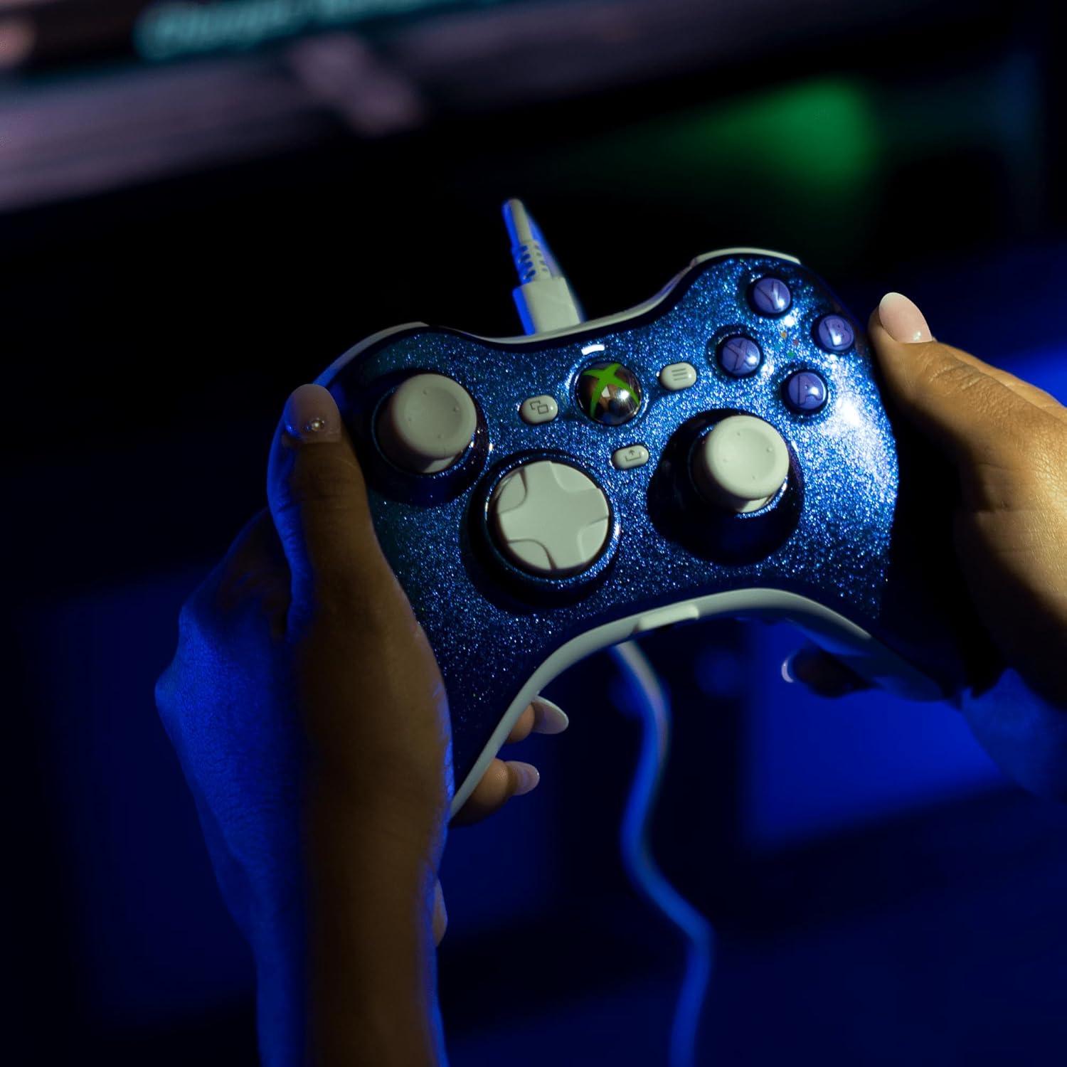 Xenon wired controller for Xbox Series X/ Xbox Series S/ Xbox One/ Windows 10|11 PC officially licensed - Cosmic Night | Hyperkin - 7