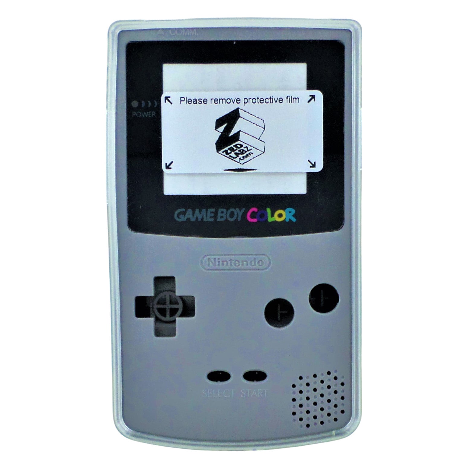 Cover case for GameBoy Color console protective TPU case - Clear | ZedLabz