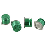 Aluminium Metal Bullet Action Button Set For Sony PS4 Controllers - Green | ZedLabz