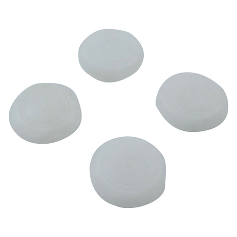 Thumb stick caps for Nintendo Switch Joy-Con controllers silicone rubber - 4 pack White | ZedLabz