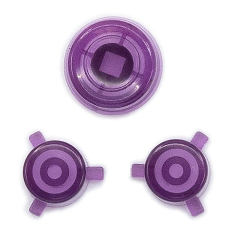 Action & Joystick Cap Button Set For Neo Geo Pocket Color - Clear Purple | Retro Modding