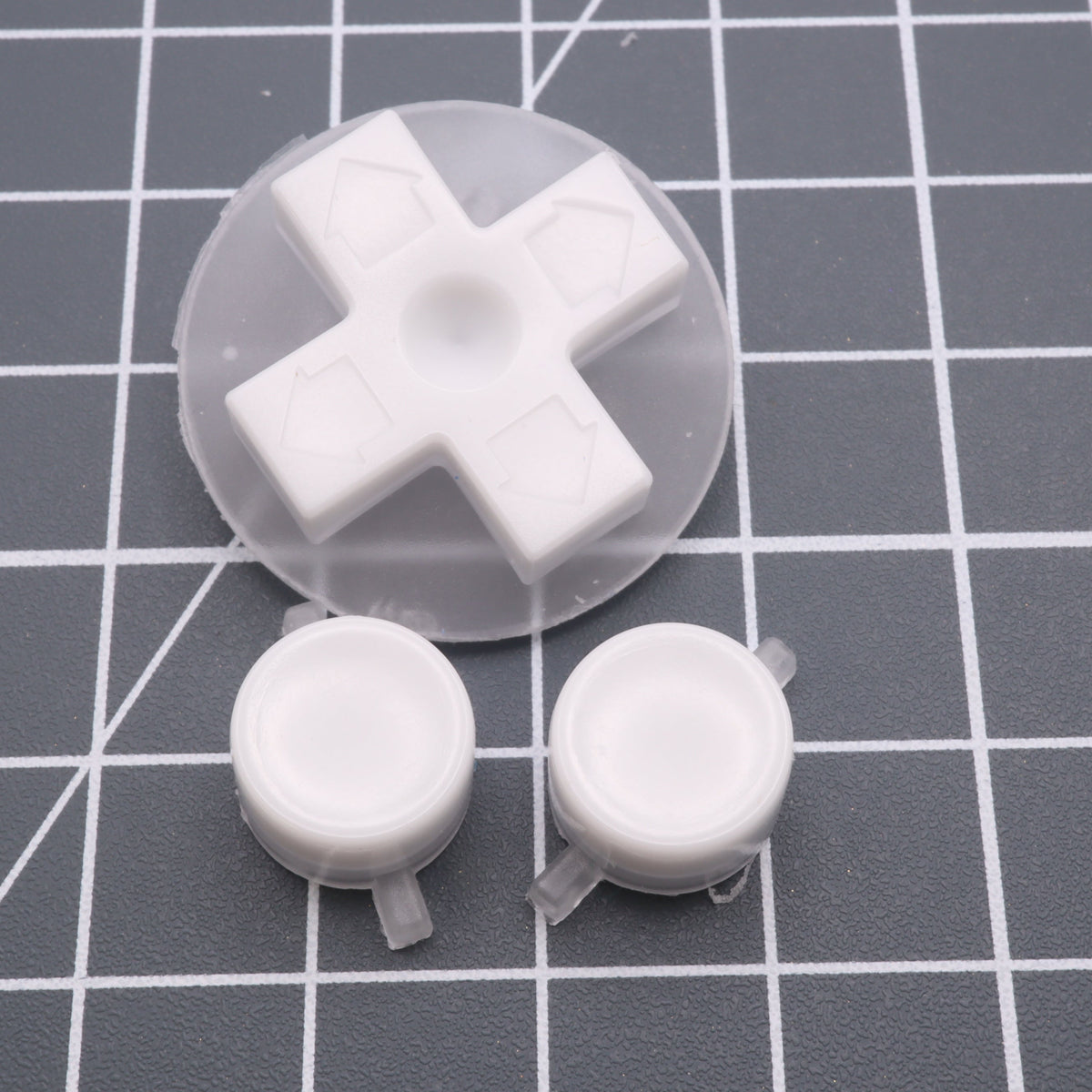 Hand cast custom resin buttons for Nintendo NES controller NES-004 (also fits Game Boy DMG-01) - Pudding Cap | Lab Fifteen Co
