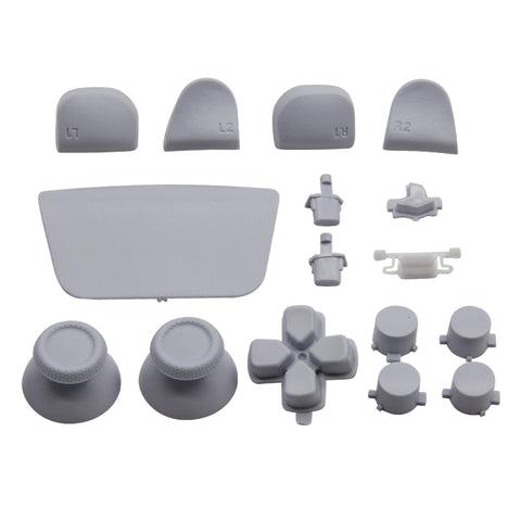 Full Button Set For Sony PS5 Controllers - White | ZedLabz