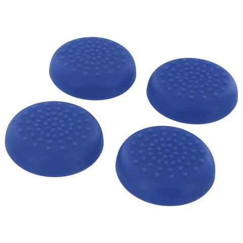 Assecure TPU protective analogue thumb grip stick caps for Sony PS4 controllers [Playstation 4] - 4 pk - blue