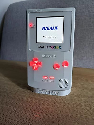 LED board for Nintendo Game Boy Color console - Red | Natalie the Nerd