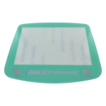 Screen lens GLASS for Nintendo Game Boy Advance replacement cover - Light Green/Holographic writing Celebi Edition | ZedLabz