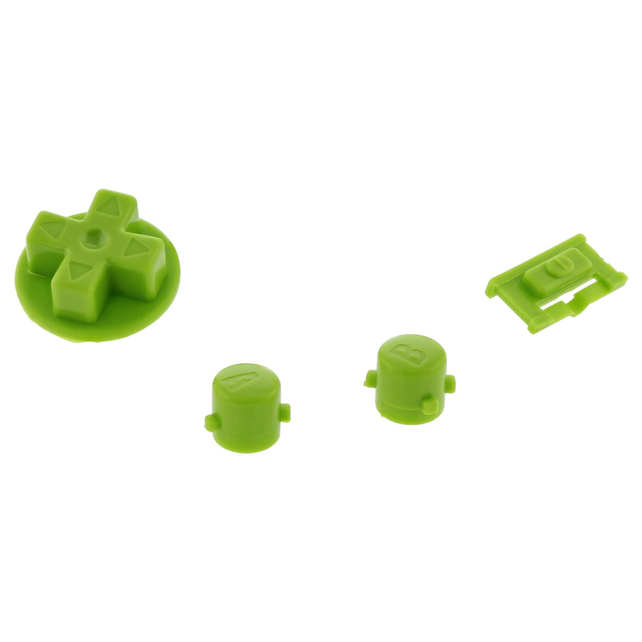 Replacement Button Set For Nintendo Game Boy Advance - Green | ZedLabz