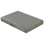 ZedLabz aluminium metal 8 in 1 game cartridge card holder travel storage case for Nintendo Switch - silver