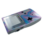 Rainbow oil slick housing shell for Nintendo Game Boy Color - UV printed front & Silver back | ZedLabz