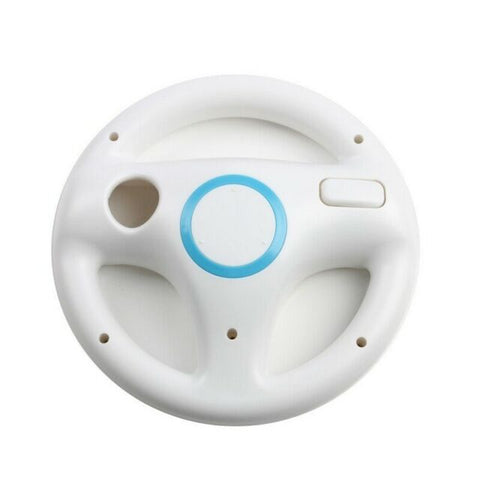 Racing Steering Wheel for Nintendo Wii controller wireless - White & Pink | ZedLabz