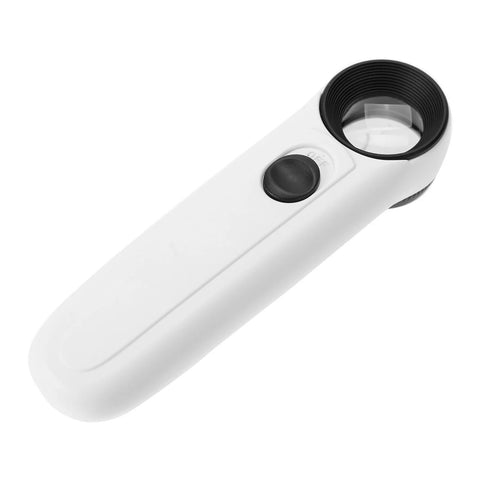 Magnifying glass handheld inspection tool with led light for electronics 40x magnification | ZedLabz