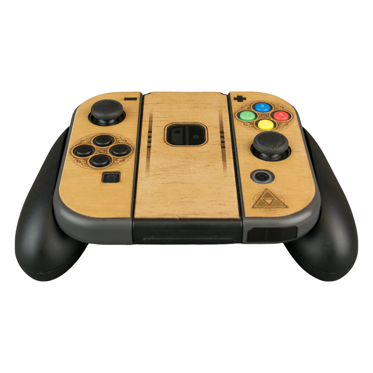 Real wood veneer kit for Nintendo Switch Joy-Con Controller - Mahogany Zelda Edition | Rose Colored Gaming