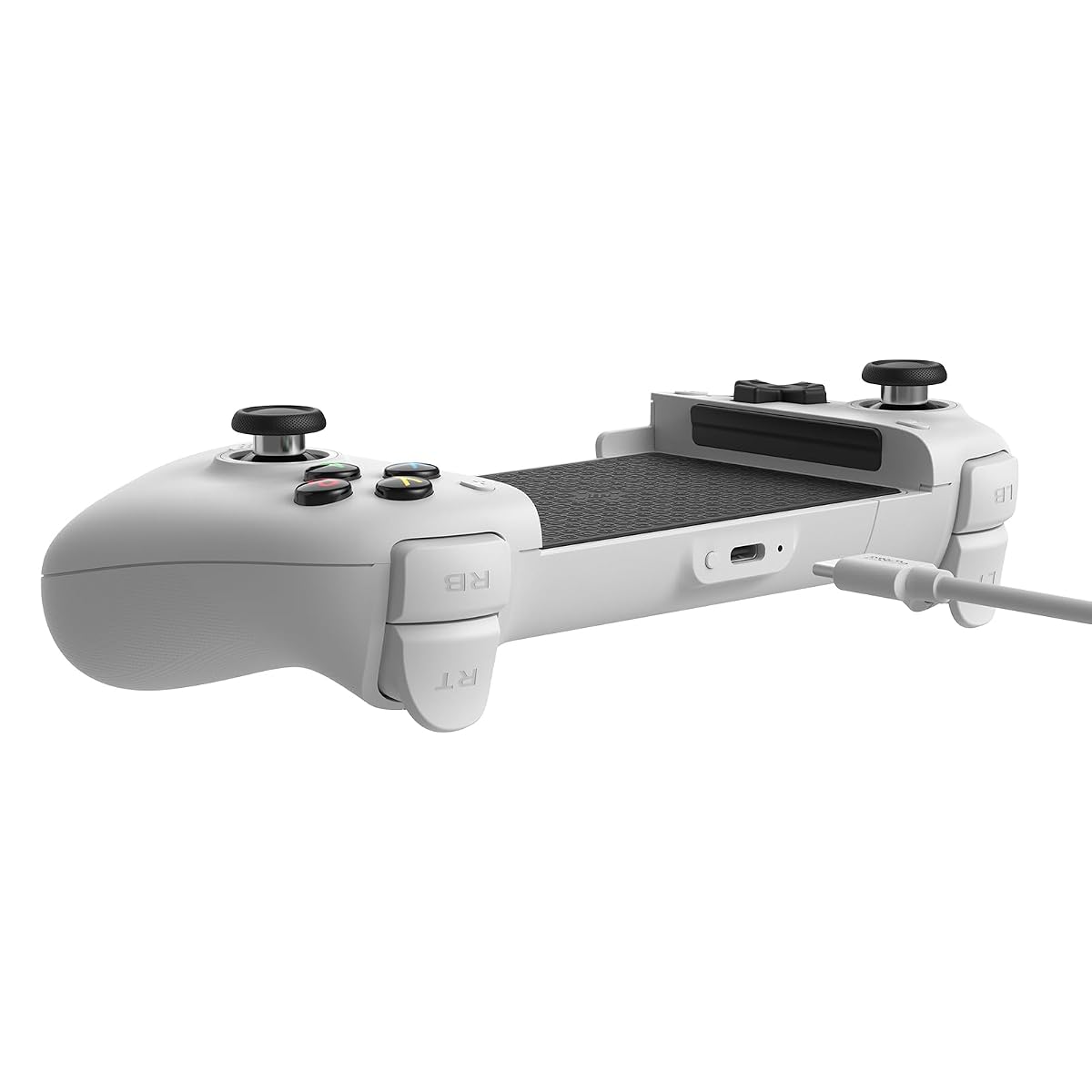 Ultimate Mobile Gaming Controller with Hall Effect sticks for iPhone, iPad & Android - White | 8BitDo